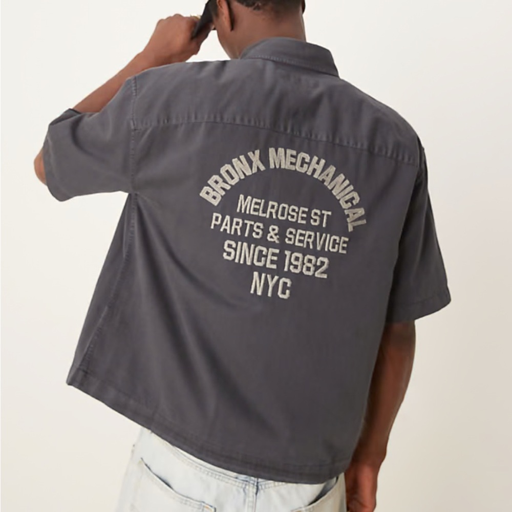 Abercrombie Boxy Mechanical Shirt